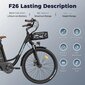 Elektriskais velosipēds Fafrees F26 Lasting, 26", 250W, 20,3Ah, melns cena un informācija | Elektrovelosipēdi | 220.lv