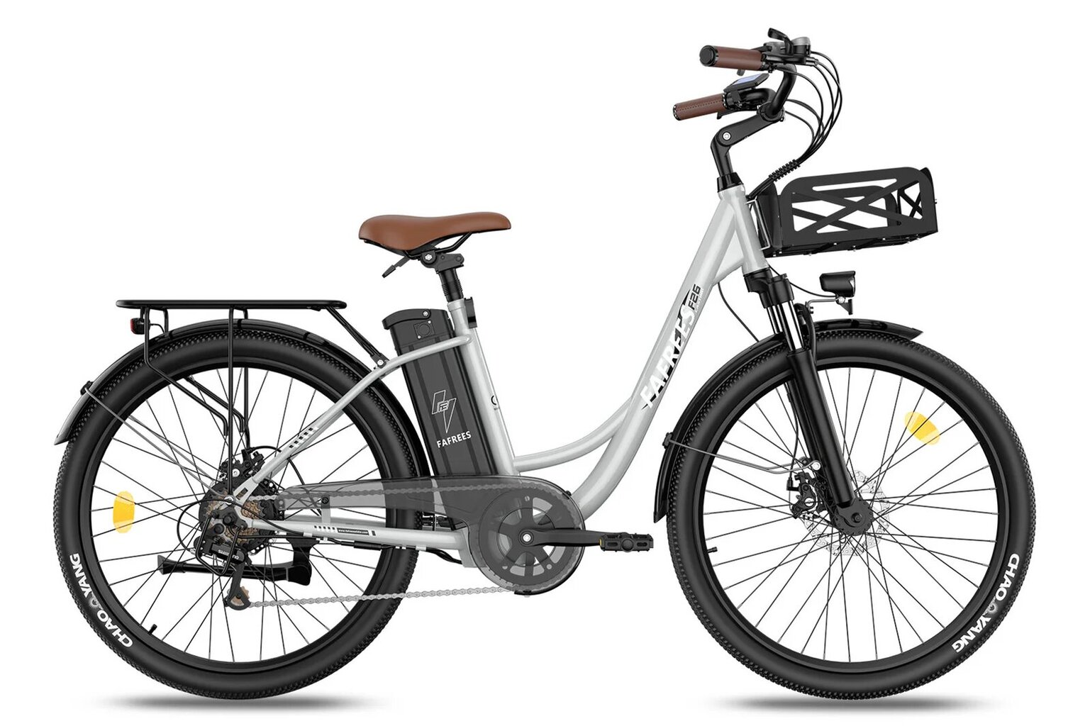 Elektriskais velosipēds Fafrees F26 Lasting, 26", pelēks cena un informācija | Elektrovelosipēdi | 220.lv