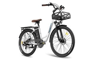 Elektriskais velosipēds Fafrees F26 Lasting, 26",balts cena un informācija | Elektrovelosipēdi | 220.lv