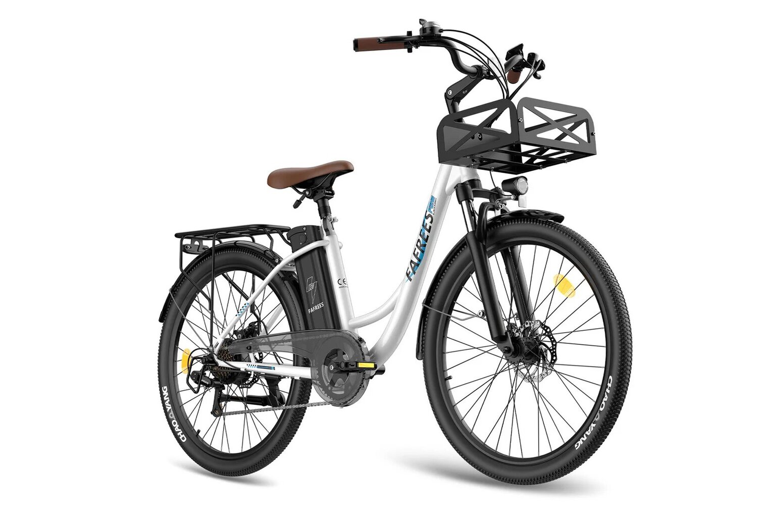 Elektriskais velosipēds Fafrees F26 Lasting, 26",balts цена и информация | Elektrovelosipēdi | 220.lv