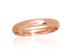 Золотое обручальное кольцо 1101090(Au-R) цена и информация | Кольца | 220.lv