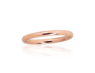 Золотое обручальное кольцо 1101119(Au-R) цена и информация | Кольца | 220.lv