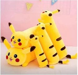 Plīša rotaļlietu spilvens Pikachu, dzeltens, 70 cm cena un informācija | Mīkstās (plīša) rotaļlietas | 220.lv