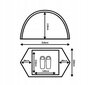 Divvietīga telts Peme Taurus 2, zaļa цена и информация | Teltis | 220.lv