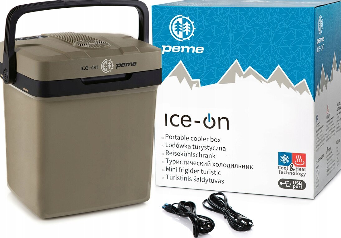 Auto termosoma Peme Ice-On 27, 23l, brūns цена и информация | Aukstuma somas, aukstuma kastes un aukstuma elementi | 220.lv