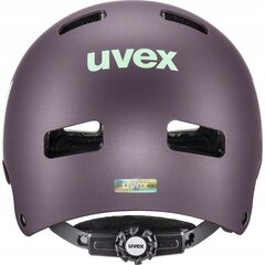 Bērnu veloķivere Uvex Kid3 CC Junior Plum-mint paklājiņš, 55-58 cm cena un informācija | Ķiveres | 220.lv