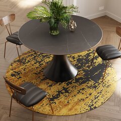 Kare Design paklājs Silja Yellow, Ø200cm cena un informācija | Paklāji | 220.lv