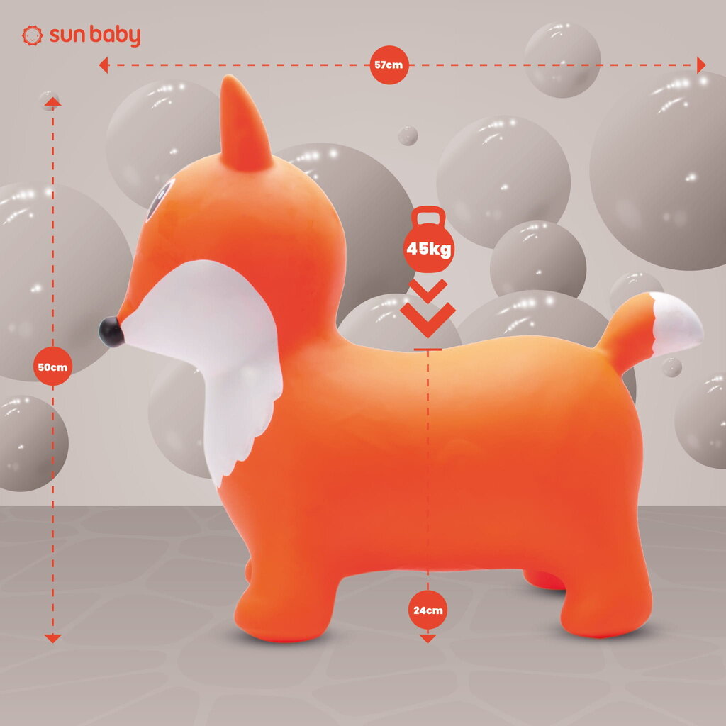 Lēkājamā rotaļlieta Lapsa Sun Baby cena un informācija | Rotaļlietas zīdaiņiem | 220.lv