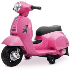 Одноместный электрический детский мотоцикл Vespa, фуксия цена и информация | Электромобили для детей | 220.lv