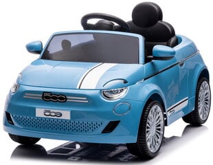 Vienvietīgs elektroauto bērniem Fiat 500 Sun Baby, zils cena un informācija | Bērnu elektroauto | 220.lv