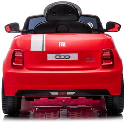 Fiat 500 Одноместный электромобиль для детей красный Sun Baby цена и информация | Электромобили для детей | 220.lv