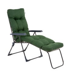 Zvilnis Patio Tulon H024-32IB, zaļš cena un informācija | Sauļošanās krēsli | 220.lv