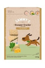 Bosch Petfood Sammy's Crispy Crackers с сыром и шпинатом, 1 кг цена и информация | Лакомства для собак | 220.lv