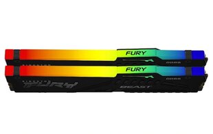 Kingston Fury Beast RGB (KF568C34BBEAK2-32) cena un informācija | Operatīvā atmiņa (RAM) | 220.lv