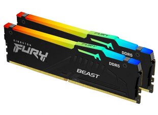 Kingston Fury Beast RGB (KF564C32BBEAK2-32) cena un informācija | Operatīvā atmiņa (RAM) | 220.lv