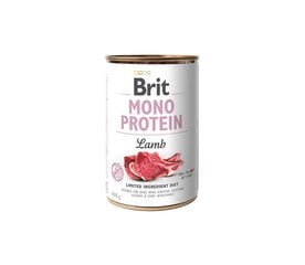 Brit Care Mono Protein Lamb mitrā barība alerģiskiem suņiem, 400 g cena un informācija | Konservi suņiem | 220.lv