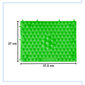 Pēdu masāžas paklājiņš, zaļš cena un informācija | Masāžas piederumi | 220.lv