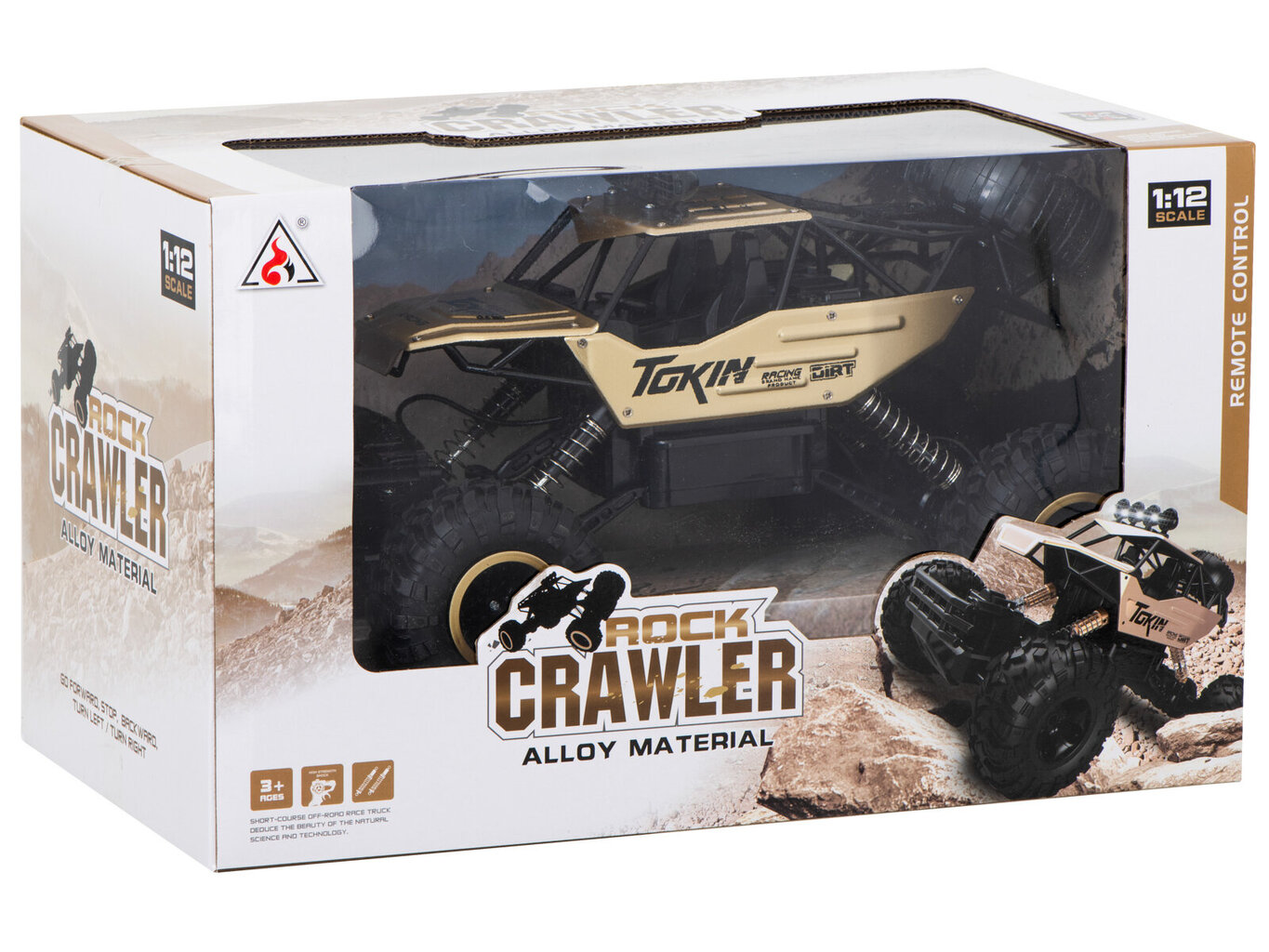 RC auto ar konsoli Rock Crawler Alloy, zelta cena un informācija | Rotaļlietas zēniem | 220.lv