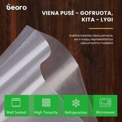 Beoro gofrēti vakuuma mais,i 15x20-50 cena un informācija | Vakuuma iepakotāji | 220.lv