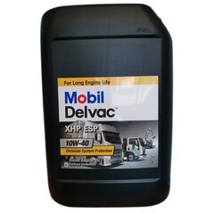 Mobil Delvac XHP ESP 10W-40 motoreļļa, 20L cena un informācija | Motoreļļas | 220.lv