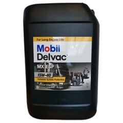 Mobil Delvac MX ESP 15W40 motoreļļa, 20L cena un informācija | Motoreļļas | 220.lv