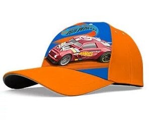 Hot Wheels bērnu beisbola cepure, oranža cena un informācija | Cepures, cimdi, šalles zēniem | 220.lv