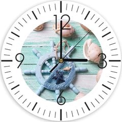 Sienas pulkstenis Jūras motīvi cena un informācija | Pulksteņi | 220.lv