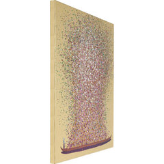 Attēls Touched Flower Boat Gold Pink 160x120cm cena un informācija | Gleznas | 220.lv