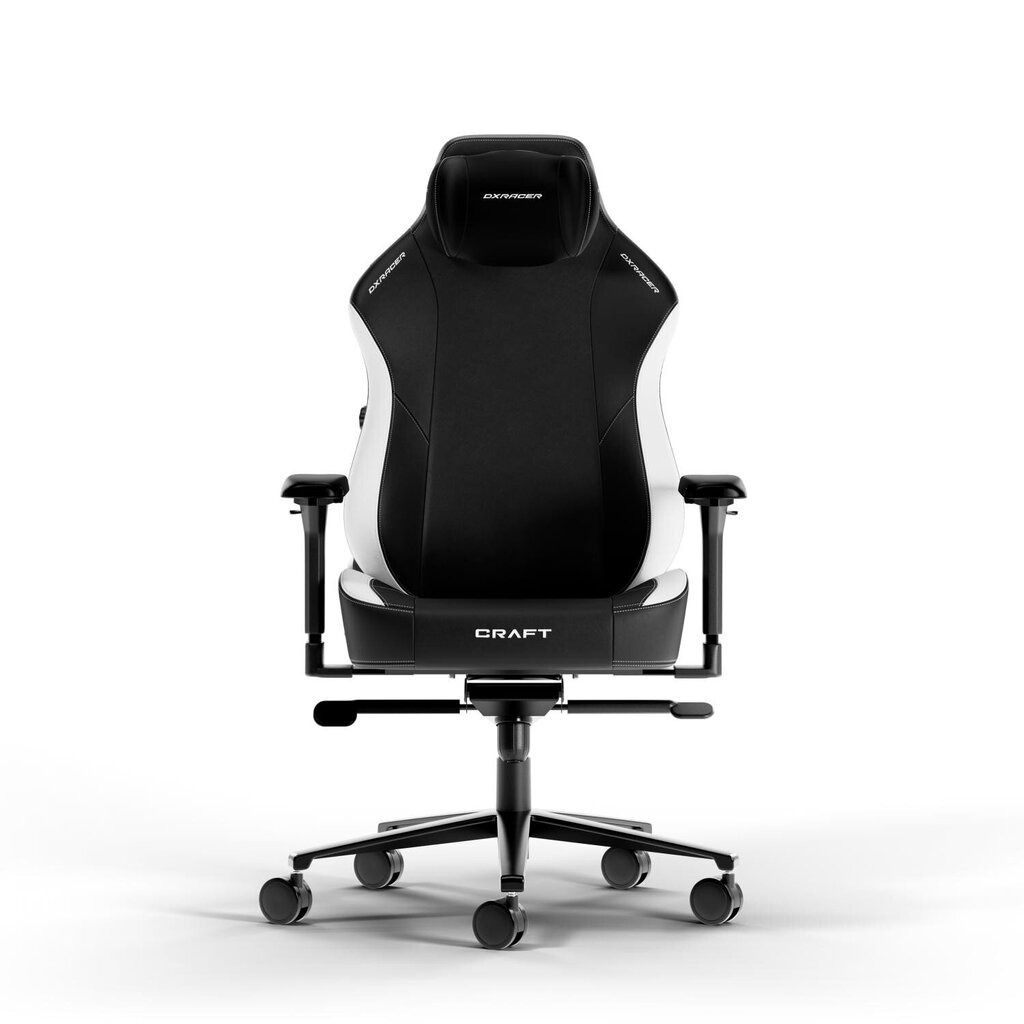 Spēļu krēsls DXRacer Craft Series XL F23, melns/balts cena un informācija | Biroja krēsli | 220.lv