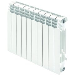 Alumīnija radiators Ferroli, 98x432x240mm, ar korķiem un stiprinājumiem cena un informācija | Apkures radiatori | 220.lv