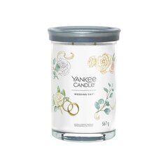 Yankee Candle Aromātiskā svece Signature tumbler large Kāzu diena 567 g cena un informācija | Sveces un svečturi | 220.lv