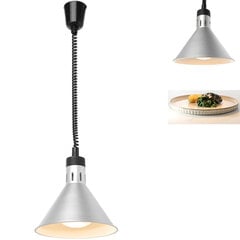 Lampa ēdiena sildīšanai - piekarināma koniska sudraba 250W 10101541 cena un informācija | Virtuves piederumi | 220.lv