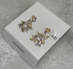 Позолоченные серебряные серьги Alberto Martini с жемчугом YE01102_2 цена и информация | Серьги | 220.lv