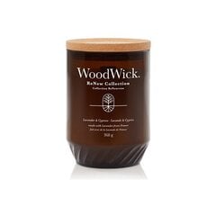 WoodWick Kvapioji žvakė "ReNew" stiklinė didelė Levandų - kiparisų 368 g цена и информация | Подсвечники, свечи | 220.lv