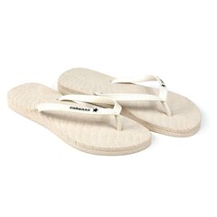 Cubanas Nature sieviešu krēmkrāsas flip flops цена и информация | Шлепанцы, тапочки для женщин | 220.lv