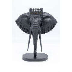 Deco Object Elephant Royal Black 57cm цена и информация | Детали интерьера | 220.lv