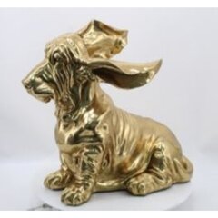 Deco figūriņa coiffed Dog Gold 52cm cena un informācija | Interjera priekšmeti | 220.lv