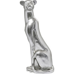 Декоративная фигура Sitting Leopard Silver 150cм цена и информация | Детали интерьера | 220.lv