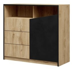 Комод ADRK Furniture Atson I, коричневая/черная цена и информация | Комоды | 220.lv
