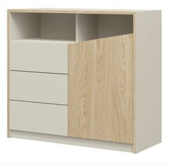 Комод ADRK Furniture Atson I, коричневый/белый цена и информация | Комоды | 220.lv