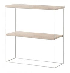 Полка ADRK Furniture Toni, коричневая/белая цена и информация | Полки | 220.lv