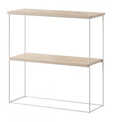 Полка ADRK Furniture Toni, коричневая/белая цена и информация | Полки | 220.lv