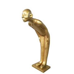 Deco Figurine Sveicam viesus Gold Big cena un informācija | Interjera priekšmeti | 220.lv