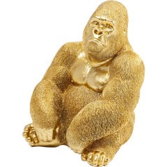 Deco figūriņa Monkey Gorilla Side XL Gold cena un informācija | Interjera priekšmeti | 220.lv