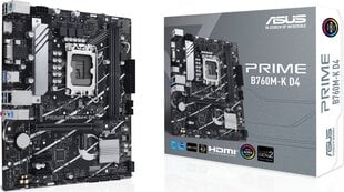 Asus Prime B760M-K D4 cena un informācija | Mātesplates | 220.lv