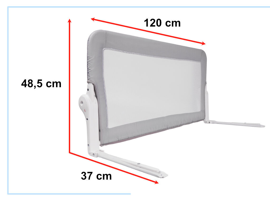 Bērnu aizsardzība gultai, 120 cm cena un informācija | Bērnu drošības preces | 220.lv