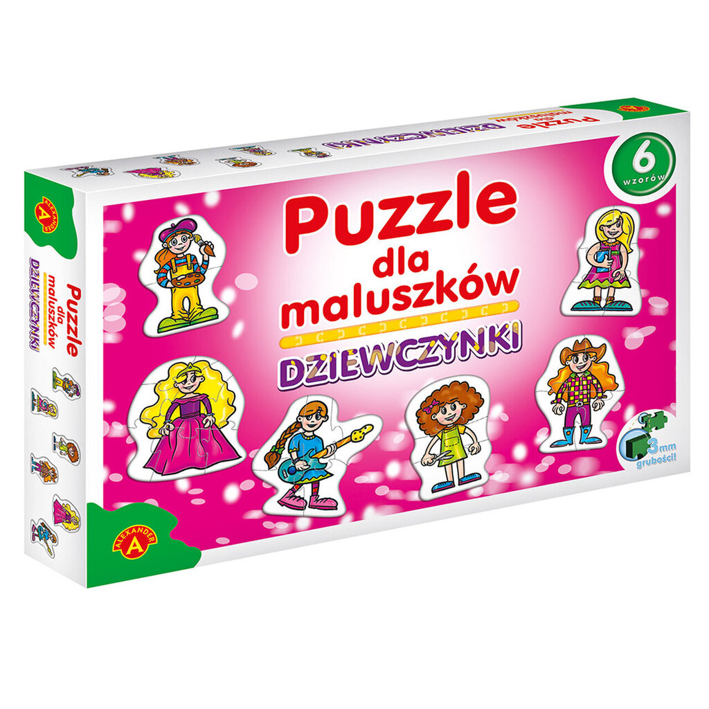 Bērnu puzle, 6 gab. cena un informācija | Puzles, 3D puzles | 220.lv