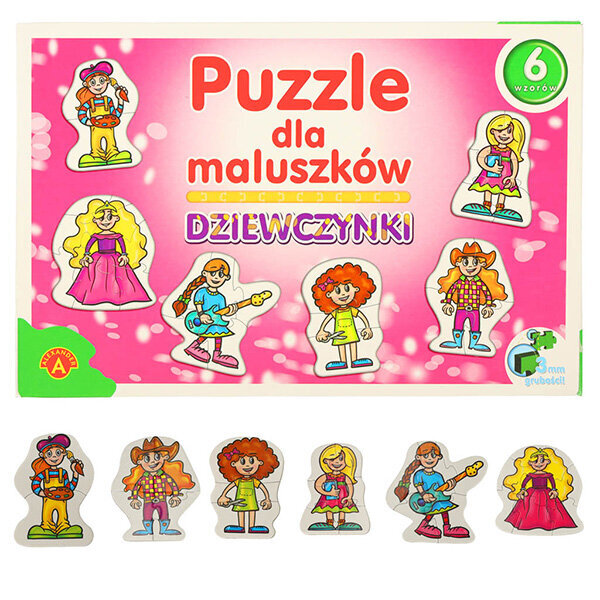 Bērnu puzle, 6 gab. cena un informācija | Puzles, 3D puzles | 220.lv