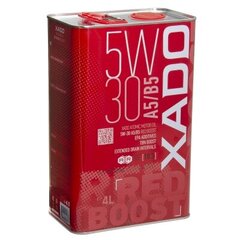 Xado Atomic Oil 5W-30 A5/B5 Red Boost, motoreļļa, 4L cena un informācija | Motoreļļas | 220.lv