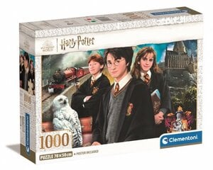 Puzle Clementoni Compact HarryPotter 39862, 1000 d. cena un informācija | Puzles, 3D puzles | 220.lv